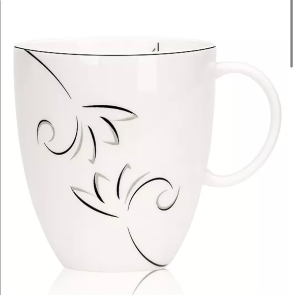 Lenox Simply Fine "Voila" Mugs NWOT coffee tea cups set of 4